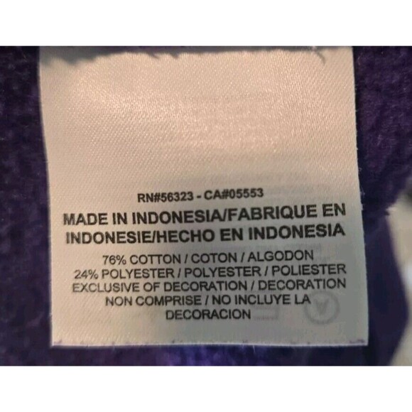 Air Jordan Fleece Crewneck Sweatshirt Purple 2XL Mens XXL - Picture 9 of 10